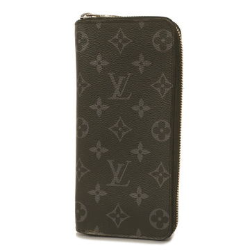 LOUIS VUITTONAuth  Monogram Eclipse Zippy Wallet Vertical M62295 Men's Wallet