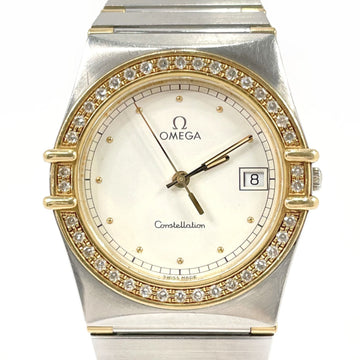 OMEGA Constellation Diamond Bezel Watch Stainless Steel/YG  1448/431.6 Women's Gold