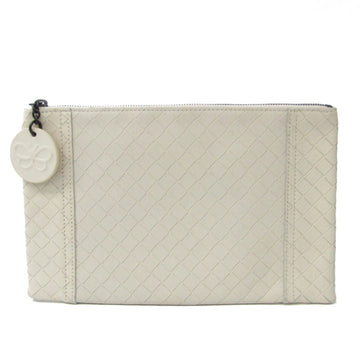 BOTTEGA VENETA Intreccio Women's Leather Bag White