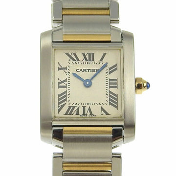 CARTIER Tank Française SM Women's Quartz W51007Q4 YG