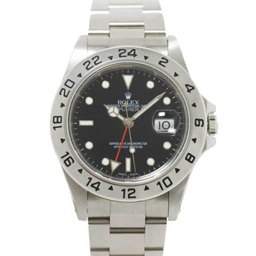 ROLEX Explorer 2 16570 N number men's watch date black dial automatic winding II