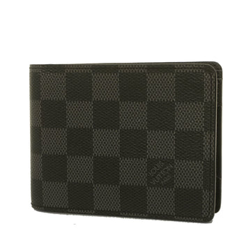 LOUIS VUITTONAuth  Damier Graphite Portofeuil Multipre N62663