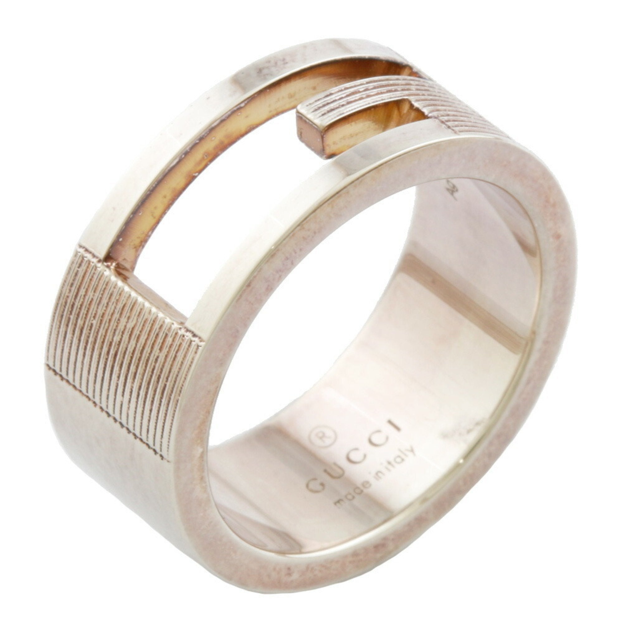 12月スーパーSALE 15%OFF】 GUCCI G Z-03CO-3701 925 Ring リング