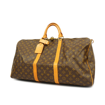 LOUIS VUITTONAuth  Monogram Keepol 55 M41424 Men,Women,Unisex Boston Bag