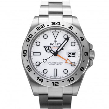 ROLEX Explorer II 216570 white dial watch men