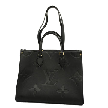 LOUIS VUITTONAuth  Monogram Empreinte 2way Bag On The Go MM M45595 Tote Bag Noir