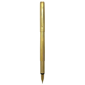 MONTBLANC Fountain Pen Gold YG 585 K14 Engraved  Cartridge Women's Men's Unisex Writing Instrument