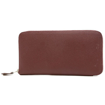 HERMES Azap Long Silk-in Wallet Epson Bordeaux D engraved