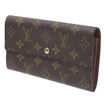 LOUIS VUITTON Monogram Pochette Portomone Credit Long Wallet M61725 Product Women Men