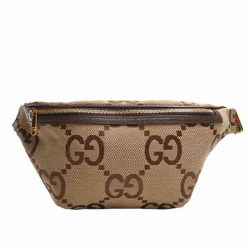 GUCCI jumbo GG canvas body bag belt 696031 beige