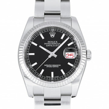 ROLEX Datejust 36 116234 black dial watch men