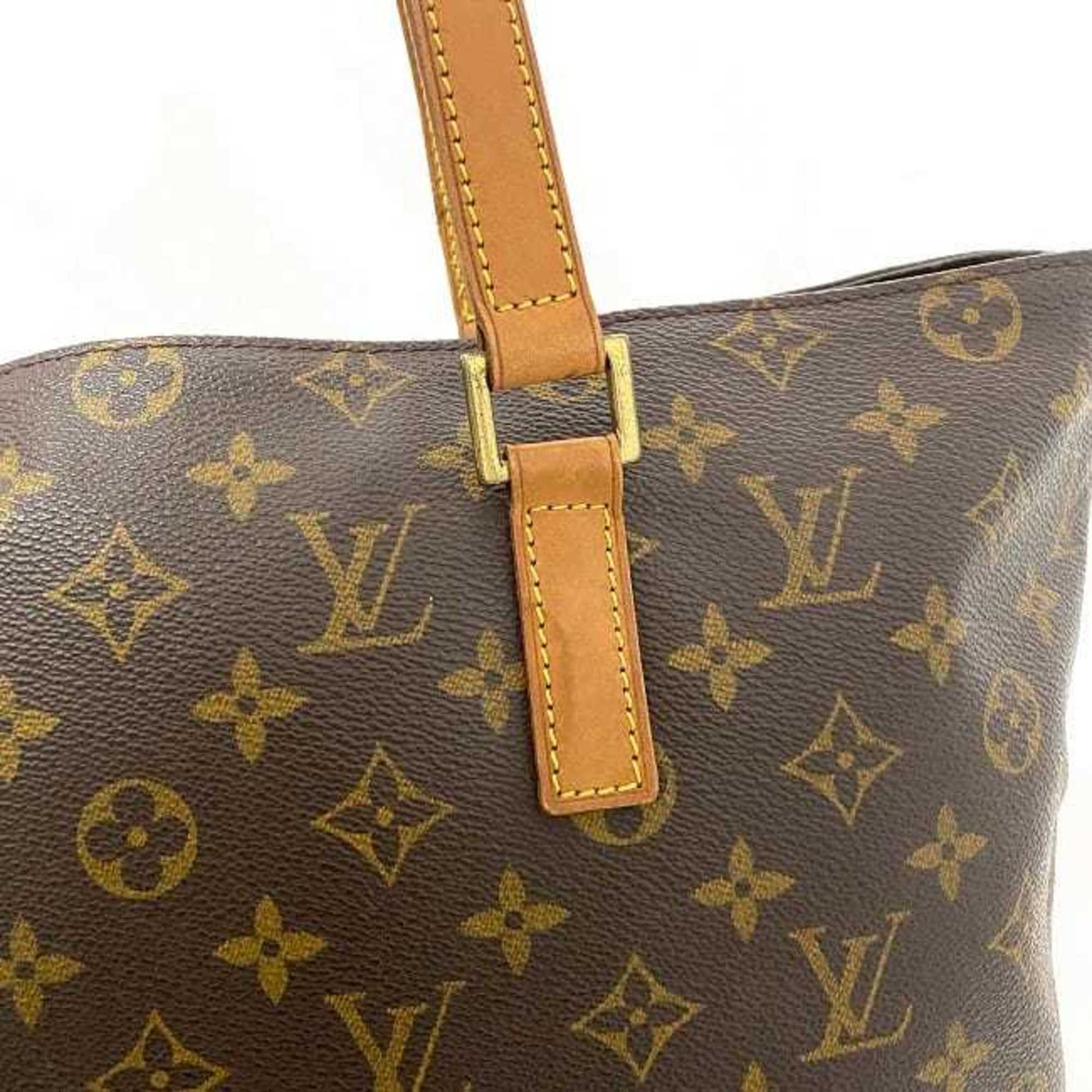 Authenticated Used Louis Vuitton Tote Bag Kabamezo Brown Monogram