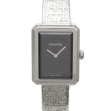 CHANEL Boyfriend Wrist Watch watch Wrist Watch H4876 Quartz Black Stainless Steel H4876