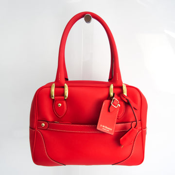 J&M DAVIDSON MIA Women's Leather Tote Bag Red Color