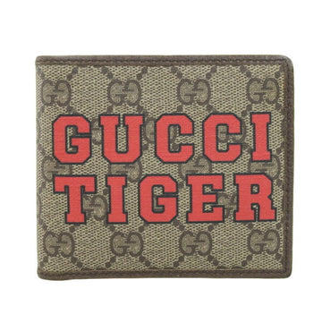 GUCCI GG Supreme  TIGER folio wallet 673000 beige