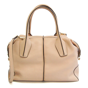 TOD'S Women's Leather Handbag,Shoulder Bag Light Beige