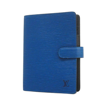 LOUIS VUITTON Notebook Cover Epi Agenda MM R20045 Toledo Blue Men's Women's