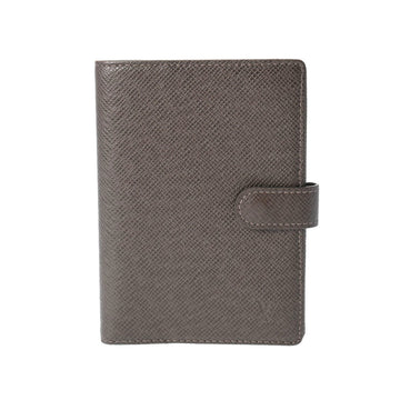 LOUIS VUITTON Taiga Agenda PM Grizzly R20434 Men's Leather Notebook Cover