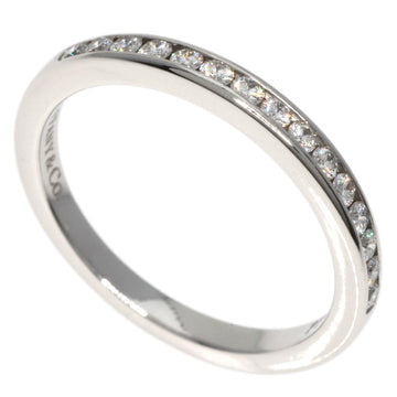 TIFFANY Half Eternity Diamond Ring Platinum PT950 Women's &Co.
