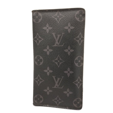 LOUIS VUITTONAuth  Monogram Eclipse Portofeuil Brother M61697 Men's Long Wallet