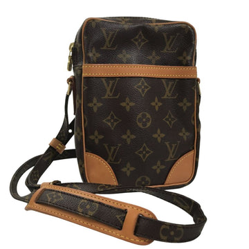 LOUIS VUITTON Shoulder Bag Danube M45266 Monogram Canvas Brown Women's