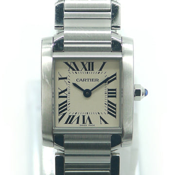 CARTIER tank Francaise SM quartz SS ladies watch W51008Q3