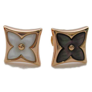 LOUIS VUITTON Pierced earrings star blossom Pierced earrings Mulch color K18PG[Rose Gold] shell Mulch color