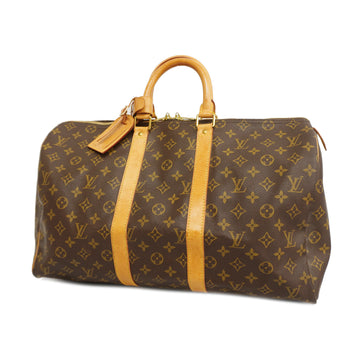 LOUIS VUITTONAuth  Monogram Keepol 45 M41428 Men,Women,Unisex Boston Bag