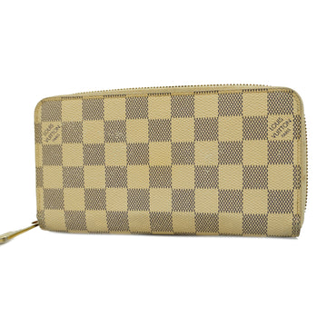 LOUIS VUITTONAuth  Damier Azur Zippy Wallet N60019 Women's Long Wallet