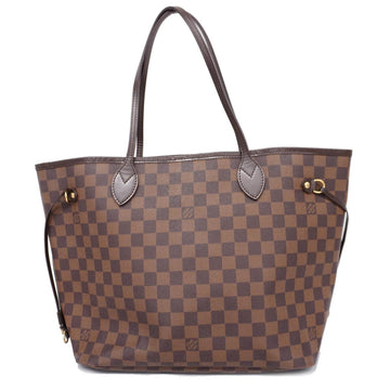 LOUIS VUITTON Tote Bag Damier Neverfull MM N51105 Ebene Women's