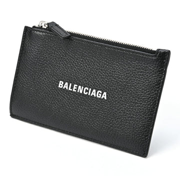 BALENCIAGA Cash Large Long Coin & Card Holder 640535 Black