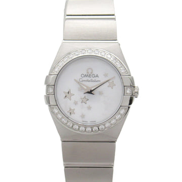 OMEGA Constellation Diamond Bezel Wrist Watch Wrist Watch 123.15.24.60.05.003 Quartz White White shell Stainless Stee 123.15.24.60.05.003