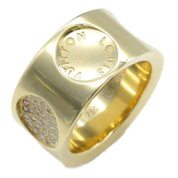 LOUIS VUITTON Petite Berg Emplant Ring Ring Gold K18 [Yellow Gold] Gold