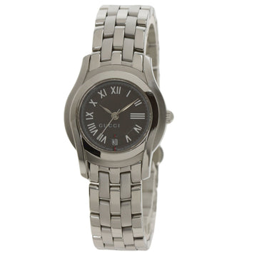 GUCCI 5500L watch stainless steel SS ladies