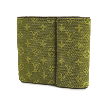 LOUIS VUITTONAuth  Monogram Mini Portovier Cult Credit Monet M92240 Men's Wallet