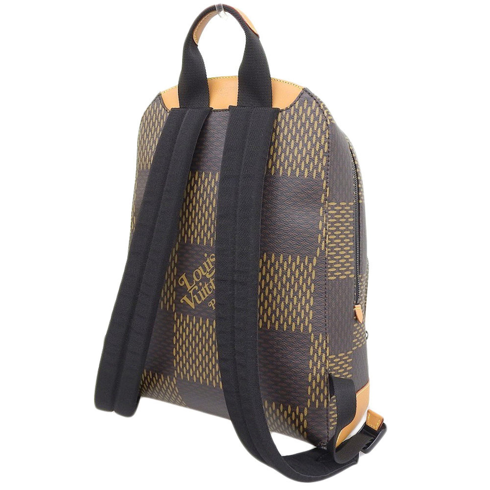 Louis Vuitton NIGO Backpack Bag N40380 Monogram Damier Brown Auth