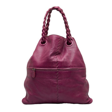 BOTTEGA VENETA Tote Bag Handbag Purple Leather Women's BOTTEGAVENETA