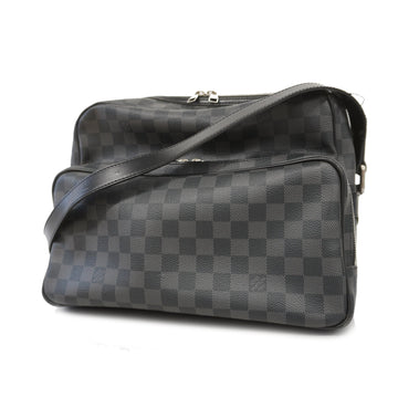 Louis Vuitton Shoulder Bag Damier Graphite Io N45252