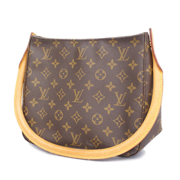 LOUIS VUITTONAuth  Monogram Looping MM M51146 Women's Shoulder Bag