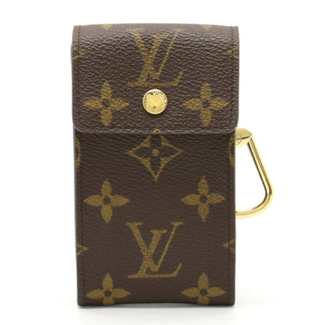 LOUIS VUITTON Monogram Portocle Badge Key Case Multi Pouch with Initial M60048