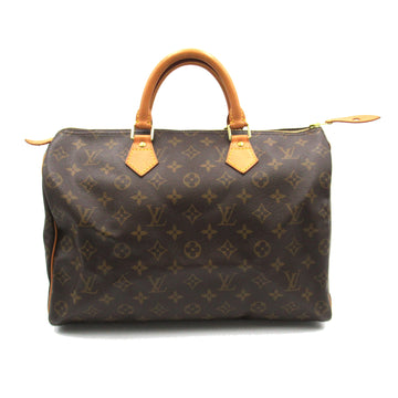 LOUIS VUITTON Speedy 35 Brown Monogram PVC coated canvas M41524