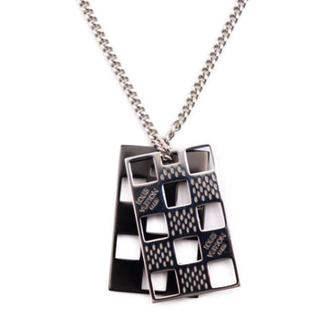 Louis Vuitton x Nigo Duck Pendant Necklace Silver in Silver/Enamel