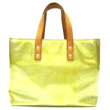 LOUIS VUITTON Vernis Lead PM Lime Yellow M91145 Bag Handbag Ladies