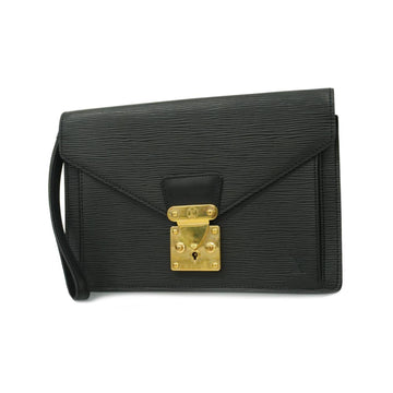 LOUIS VUITTON Clutch Bag Epi Serie Dragonne M52612 Noir Men's