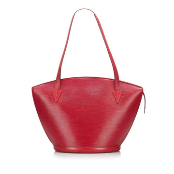 Louis Vuitton Epi Saint-Jacques Shoulder Bag Tote M52267 Castilian Red PVC Leather Women's LOUIS VUITTON