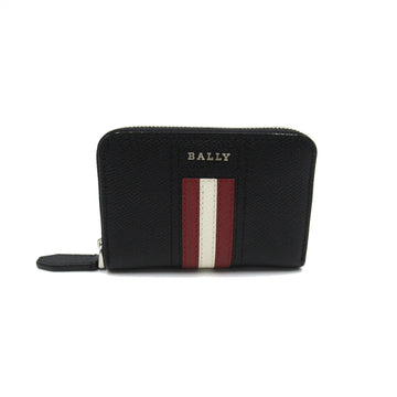 BALLY TIVY.LT/10 coin purse Black leather 6221823