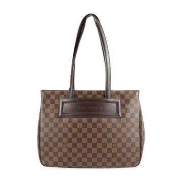 Louis Vuitton Parioli PM Tote Bag N51123 Damier Canvas Leather Ebene Shoulder