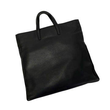 LOEWE Nappa leather genuine tote bag handbag business A4 storage capacity black 21948