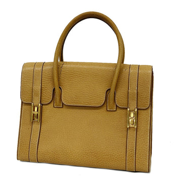 HERMES Handbag Drag 〇J Engraved Ardennes Natural Ladies