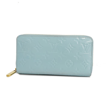 LOUIS VUITTONAuth  Monogram Vernis Zippy Wallet M81888 Women's Long Wallet Lolipop Blue